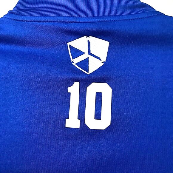 Nike Dri-Fit Soccer Track Jacket Zip Blue CASA Clemson Athletic S Men L Women - Picture 11 of 12